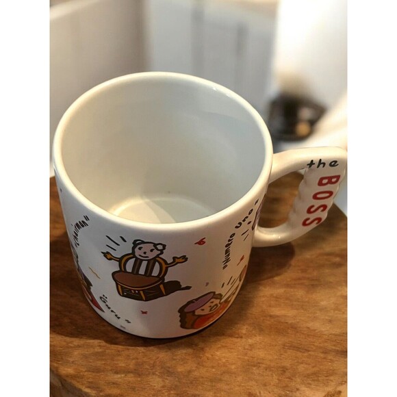 The Boss Theme Jumbo 18 oz. Ceramic Coffee Cup FTD VTG Mug Guru Big Cheese Dog - Picture 8 of 15